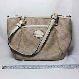 二手 COACH 卡其色 手提包 底部使用痕跡 現貨【C210921】 歷史價格詳細信息