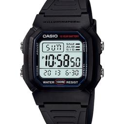 {FUJA}台灣卡西歐公司貨專門店 CASIO 10Year黑武士電子錶 W-800H-1A 一年保固 價格比較,價格查詢,歷史價格詳細信息