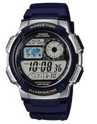 【CASIO】10年電力世界城市野外風格膠帶電子錶-灰框(AE-1000W-1B)正版宏崑公司貨 歷史價格詳細信息