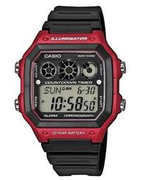 CASIO 10年電力數位腕錶 AE-1300WH-1A2 歷史價格詳細信息