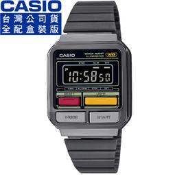 【柒號本舖】CASIO 卡西歐懷舊復古電子膠帶錶-金 # A168XESG-9A (台灣公司貨) 歷史價格詳細信息