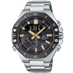 【CASIO】卡西歐 EDIFICE 賽車鋼帶錶-黑色 ECB-40D-1A 台灣卡西歐保固一年 歷史價格詳細信息