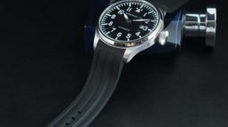 22mm矽膠錶帶不鏽鋼錶扣,白色縫線,diesel  ck iwc seiko 歷史價格詳細信息