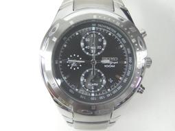 [專業] 三眼錶 [SEIKO 589280]  SEIKO 精工 賽車鬧鈴三眼石英錶[白色面+日期]時尚/軍/中性錶 歷史價格詳細信息