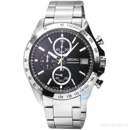 【柒號本舖】SEIKO精工三眼計時鋼帶錶-碧綠 # SND411P1 歷史價格詳細信息