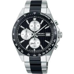 SEIKO 精工 CS 系列 SBTR041J 經典白面三眼計時男錶 8T67-00Y0B 41㎜ 歷史價格詳細信息