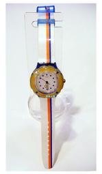 SWATCH 運動休閒潛水錶*旋轉式外框*運動風搶眼錶帶*收藏品 歷史價格詳細信息