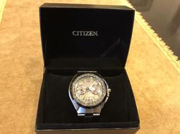 CITIZEN 星辰 光動能GPS電波對時萬年曆鈦金屬腕錶/藍/43.5mm/CC3085-51L 歷史價格詳細信息