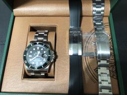 哈哈之家 (精選美品) 類綠玻璃閃電系列 五抓頭造型 機械表 僅有一隻，走時正常，有夜光塗裝，細節如圖 歷史價格詳細信息