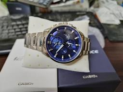 EDIFICE CASIO / ETD-300D-2A / 卡西歐世界仕紳新風範三環不鏽鋼手錶 藍色 44mm 歷史價格詳細信息