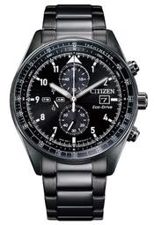 CITIZEN CA0775-87E《光動能 飛行錶》43mm/三眼計時/100M防水/全黑【第一鐘錶】 歷史價格詳細信息