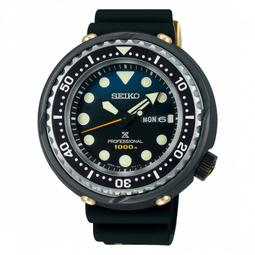 SEIKO 精工 Prospex 限量鮪魚罐頭40週年阿諾雙顯太陽能潛水錶-黑/46.9mm H855-00C0SD(SNJ037P1) 歷史價格詳細信息
