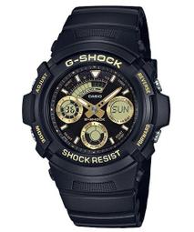 【G-SHOCK】 AW-591BB-1A 雙顯金屬圈系列/46mm/消光黑【第一鐘錶眼鏡】 歷史價格詳細信息