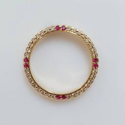 69178 69173女用精鑲天然鑽石錶圈18K金天然鑽石材質 鑽石36顆 每顆約2分 大眾當舖 編號L298 歷史價格詳細信息