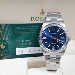 ROLEX 勞力士 124300 全新 21年 新卡 Oyster Perpetua 銀面 41mm 歷史價格詳細信息