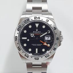 ROLEX 勞力士 216570 Explorer ll 2018/08卡 探險家二號白面橘針兩地時區 大眾當舖B104 歷史價格詳細信息