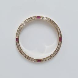 18238 16233男用 精鑲天然鑽石金字塔圈 每顆約2.5分 總重1.54錢 黃K金材質 附店保卡 大眾當舖L549 歷史價格詳細信息