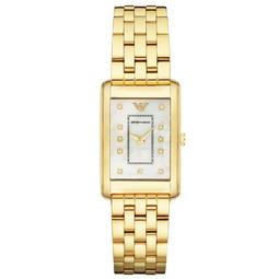 【99鐘錶屋】ARMANI :〈Classic古典系列〉優美佳人晶鑽時尚女錶-珍珠貝/26mm（型號AR1803）@@ 歷史價格詳細信息