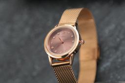 西班牙品牌nafisa百搭韓風時尚都會風格,優雅玫瑰金色錶殼石英錶～鑽石切割錶鏡 歷史價格詳細信息