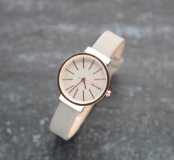 mitina時尚風~清晰高辨識度刻度,橢圓形錶殼石英錶,真皮面壓鱷魚皮紋錶帶 歷史價格詳細信息