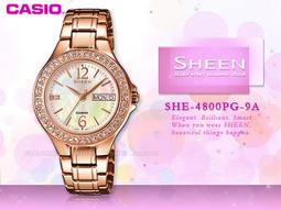 CASIO 手錶專賣店 國隆 SHEEN SHE-3064PG-4A 優雅三眼女錶 不鏽鋼錶帶 玫瑰金 防水50米 SH 歷史價格詳細信息