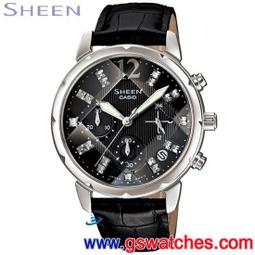 【金響鐘錶】全新CASIO SHN-7501D-1ADR,SHEEN,SHN-7501D-1A,太陽能,電波時計,公司貨 歷史價格詳細信息