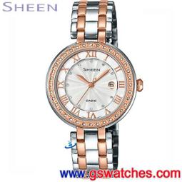 【金響鐘錶】全新CASIO SHE-3048SG-7AUDR,公司貨,SHEEN,SHE-3048SG-7A,星期日期 歷史價格詳細信息