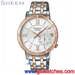 【金響鐘錶】全新CASIO SHE-3048SG-7AUDR,公司貨,SHEEN,SHE-3048SG-7A,星期日期 歷史價格詳細信息