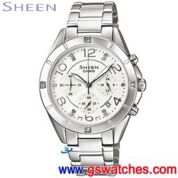 【金響鐘錶】全新CASIO SHE-3048SG-7AUDR,公司貨,SHEEN,SHE-3048SG-7A,星期日期 歷史價格詳細信息