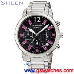 【金響鐘錶】全新CASIO SHN-7501D-1ADR,SHEEN,SHN-7501D-1A,太陽能,電波時計,公司貨 歷史價格詳細信息