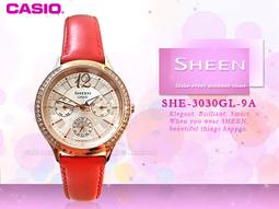 CASIO 卡西歐 手錶專賣店 SHE-4049D-6A 女錶 指針錶 不鏽鋼錶帶 紫面 防水 日期 施華洛世奇水晶 歷史價格詳細信息