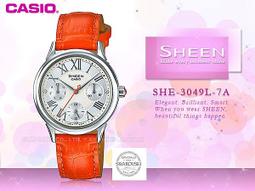 CASIO 卡西歐 手錶專賣店 SHE-4538GL-7B SHEEN 方形簡約女錶 皮革錶帶 SHE-4538GL 歷史價格詳細信息