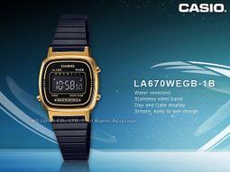 CASIO手錶專賣店 國隆 LA670WEMY-9D 輕巧電子女錶 不鏽鋼錶帶 金色錶面 防水 碼錶功能 歷史價格詳細信息