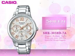 CASIO手錶專賣店 國隆_SHEEN SHE-4031L-7A_時尚女錶_開發票 歷史價格詳細信息