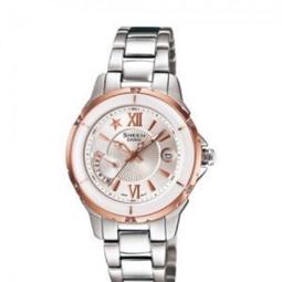 {FUANclock}台灣卡西歐總代理公司貨 SHEEN 魅力優雅時尚腕錶SHE-3050SG-7 一年保固 歷史價格詳細信息