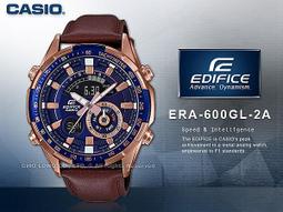 EDIFICE CASIO / ERA-200DB-1A9 / 卡西歐英式紳士不鏽鋼腕錶 黑x玫瑰金框 46mm 歷史價格詳細信息