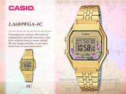 CASIO 卡西歐LA-680WGA熱銷復古數位電子錶(LA-680WGA-9)LA670WGA-1電子錶 歷史價格詳細信息