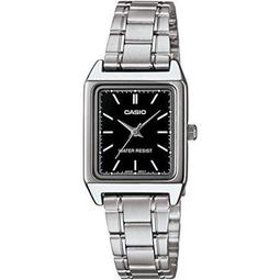 CASIO 卡西歐 / LTP-V009D-1E / 簡約三針 俐落百搭 復古方形 不鏽鋼手錶 黑色 21mm 歷史價格詳細信息