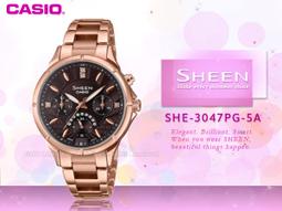【CASIO 】SHEEN 優雅八角錶圈幾何珍珠母貝腕錶-蜜桃金X紅錶帶(SHE-4543CGL-4A) 歷史價格詳細信息