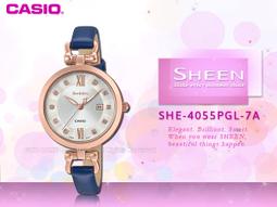 手錶卡西歐手表女SHEEN正品簡約ins蜜桃金鋼帶防水女士石英表SHE-4529-雙喜生活館 歷史價格詳細信息