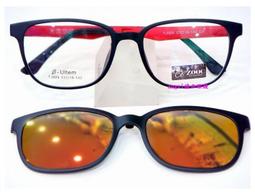 【angel精品眼鏡】文青款_簡約素型偏光兩用金屬_超加寬_時尚鏡架 2178 *黑~詳看關於我~套鏡.磁吸式夾片 歷史價格詳細信息