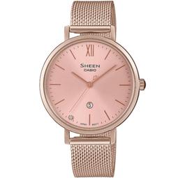 【柒號本舖】CASIO 卡西歐 SHEEN 閃耀銀河時尚女錶 / SHE-4548G-2A (台灣公司貨) 歷史價格詳細信息