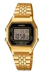 【CASIO】LA680WGA 復古造型小電子錶/經典百搭/女用款/28mm/金屬錶帶/6款可選/公司貨【第一鐘錶】 歷史價格詳細信息