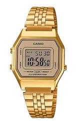 【CASIO】LA680WGA 復古造型小電子錶/經典百搭/女用款/28mm/金屬錶帶/6款可選/公司貨【第一鐘錶】 歷史價格詳細信息