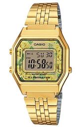 【CASIO】LA680WGA 復古造型小電子錶/經典百搭/女用款/28mm/金屬錶帶/6款可選/公司貨【第一鐘錶】 歷史價格詳細信息