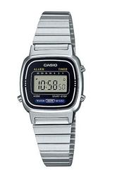 【CASIO】復古優雅金屬錶帶電子錶-黑(LA-670WEMB-1) 歷史價格詳細信息