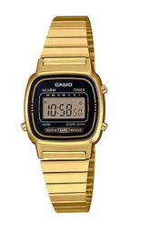 【CASIO】復古優雅金屬錶帶電子錶-黑(LA-670WEMB-1) 歷史價格詳細信息