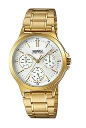 【CASIO】金質簡約不鏽鋼指針錶-數字金面(MTP-V001G-9B)正版宏崑公司貨 歷史價格詳細信息