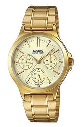 【CASIO】金質簡約不鏽鋼指針錶-數字金面(MTP-V001G-9B)正版宏崑公司貨 歷史價格詳細信息