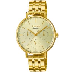 【柒號本舖】CASIO 卡西歐 SHEEN 閃耀銀河時尚女錶 / SHE-4548G-2A (台灣公司貨) 歷史價格詳細信息